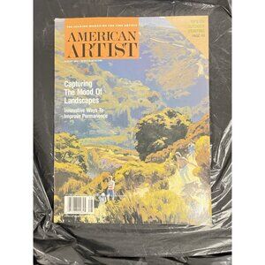 AMERICAN ARTIST August 1993 Adam Schnitzer Herman Maril Mary Close Steve Allrich